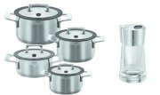R&ouml;sle Silence Set f&uuml;r 149&euro; - 4-teiliges Topfset inkl. Gew&uuml;rzstreuer