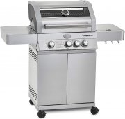 R&ouml;sle Videro G3 Edelstahl BBQ-Station Gasgrill mit 3 Haupt- und 1 Seitenbrenner