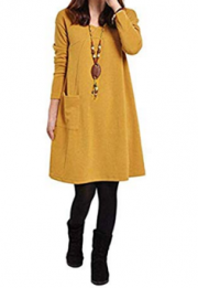 Romacci Damen Kleid mit V-Ausschnitt f&uuml;r 10,14&euro; statt 20,29&euro;