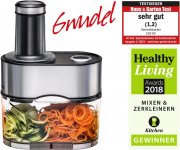 Rommelsbacher EGS 80 elektrischer Spiralschneider mit 5 Messereins&auml;tze