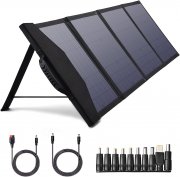 Rophie Faltbares Solarpanel 80W DC/PD 30W QC 3.0 Ausgang f&uuml;r Tragbare Powerstation