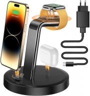 Rose-Rider 3 in 1 Wireless Charger f&uuml;r iPhone, Apple Watch und Airpods