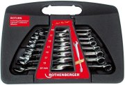 Rothenberger ROTURN Ring-Maulschl&uuml;ssel Set 10-22 flach Sechskant 8-tlg.