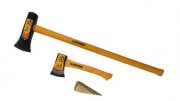 Roughneck Holz-Set 3-teilig (Spaltaxt, Handaxt und Holzkeil) f&uuml;r 55,90&euro; bei iBOOD