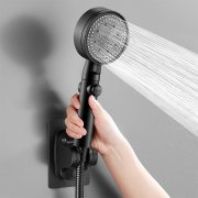 routinfly Wasserspar Duschkopf mit 5 Spr&uuml;hmodi inkl. Schlauch