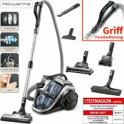 Rowenta RO 8366 EA Boden Staubsauger ohne Beutel mit Hartbodend&uuml;se 2x Turbod&uuml;se 