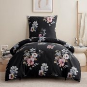 RUIKASI Bettw&auml;sche 155x220 cm Blumenmuster (2-teilig) f&uuml;r 16,93&euro;