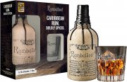 Rumbullion Premium Spiced Rum Geschenkset 0,7l + hochwertiger Tumbler