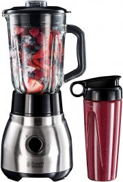 Russell Hobbs 2 in 1 Jug Blender 23821-56 Standmixer inkl. To-Go-Becher & Deckel