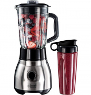 Russell Hobbs 2-in-1 Standmixer mit 1,5l Glasbeh&auml;lter und Smoothie To-Go-Trinkflasche
