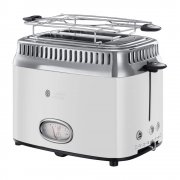 Russell Hobbs 21683-56 Toaster Retro Classic Blanc, Retro Countdown-Anzeige f&uuml;r 46,99&euro;