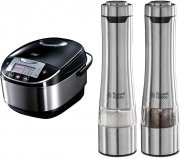Russell Hobbs 21850-56 11-in-1 Multikocher + Russell Hobbs 23460-56 elektrische Salz Pfeffer M&uuml;hle