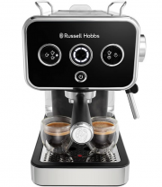 Russell Hobbs 26450-56 Distinctions Edelstahl Siebtr&auml;ger Espressomaschine mit Dampfd&uuml;se