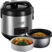Russell Hobbs 27080-56 Reiskocher 1,2l inkl. Dampfgarer-Einsatz mit Aroma-Klappdeckel