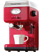 Russell Hobbs 28250-56 Espressomaschine Retro mit Dampf-Milchschaumd&uuml;se
