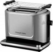 Russell Hobbs Attentiv Edelstahl Toaster mit Digitale Touch-Bedienfl&auml;che und extra breite Schlitze