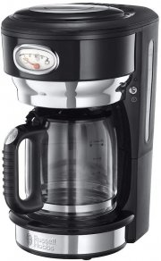 Russell Hobbs Kaffeemaschine mit Warmhalteanzeige im Retrodesign