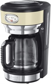 Russell Hobbs Kaffemaschine Retro creme, bis 10 Tassen, 1,25l Glaskanne f&uuml;r 35,99&euro;