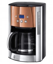 Russell Hobbs Luna Copper Accents Digitale Glas-Kaffeemaschine bei Amazon f&uuml;r 35,11 Euro