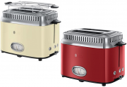 Russell Hobbs Toaster im Retrodesign mit Countdown-Anzeige und Br&ouml;tchenaufsatz f&uuml;r 37,49 Euro