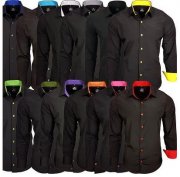 RUSTY NEAL Herrenhemd Black Edition (SlimFit) f&uuml;r 16,95&euro;