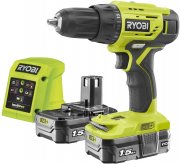 Ryobi R18DD4-215GJ ONE+ Akku-Bohrschrauber 18Volt inkl. 2x Li-Ionen Akku 1,5Ah