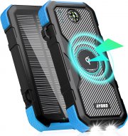 RYOKO 26800MAH Solar Powerbank mit 10W QI Wireless Ladeger&auml;t