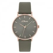 s.Oliver Damen-Armbanduhr mit Lederband f&uuml;r 57&euro;