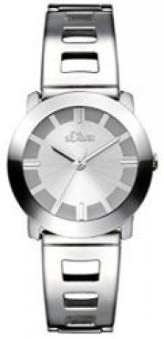 s.Oliver Damen-Armbanduhr XS Analog Quarz Edelstahl SO-2915-MQ