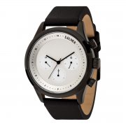 s.Oliver Herren Analog Quarz Uhr mit Leder Armband SO-3721-LM 