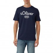 s.Oliver Herren T-Shirt mit Logo-Print f&uuml;r nur 10,71&euro;