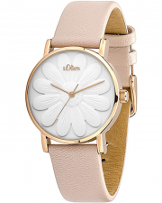 s.Oliver SO-3470-LQ Damen Analog Quarz Uhr