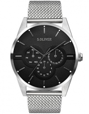 s.Oliver SO-3574-MM Herren Multi Zifferblatt Quarz Armbanduhr