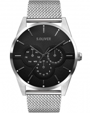 s.Oliver SO-3574-MM Herren Multi Zifferblatt Quarz Armbanduhr