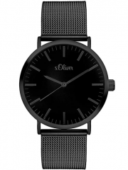 s.OliverS O-3216-MQ Damen Analog Quarz Armbanduhr mit Edelstahlarmband