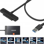 Sabrent USB 3.0 zu SSD/2,5-Zoll-SATA-Festplatten Adapter Optimiert f&uuml;r SSD