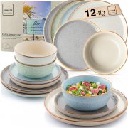 S&auml;nger Rio VALUE COLLECTION 12 teiliges Steingut Geschirr Set 4 Personen