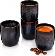 S&auml;ger Tokio PREMIUM COLLECTION 4-teiliges Espressobecher Set aus Steingut