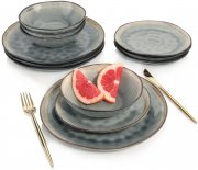 S&auml;nger 12 teiliges Dinner Service Capri in Grau 
