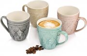 S&auml;nger Bari 4-teiliges Kaffeetassen Set aus Steingut
