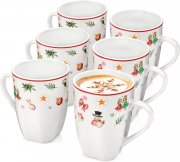 S&auml;nger Bilgola 6-teiliges Porzellan Kaffeetassen Set im Christmas Design