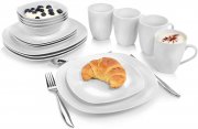 S&auml;nger Bilgola PREMIUM COLLECTION 16-teiliges Geschirrset aus Porzellan