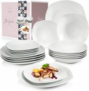 S&auml;nger Bilgola Premium Collection 18-teiliges Tafelservice aus Porzellan