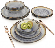 S&auml;nger Dinner Service Capri in Lila 12 teilig