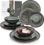S&auml;nger Kopenhagen PREMIUM COLLECTION 12-teiliges Tafelservice aus Steingut f&uuml;r 4 Personen