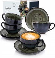 S&auml;nger Kopenhagen Premium Collection 8-teiliges Steingut Kaffeeservice f&uuml;r 4 Personen