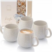 S&auml;nger Korfu 4-teiliges Steingut Kaffeebecher Set