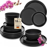 S&Auml;NGER Madeira VALUE COLLECTION 18-teiliges Steingut Geschirr Set f&uuml;r 6 Personen