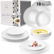 S&auml;nger New Port PREMIUM COLLECTION 18-teiliges Tafelservice aus Porzellan f&uuml;r 6 Personen