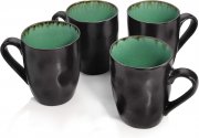 S&auml;nger Palm Beach 4-teiliges Kaffeebecher Set aus Steingut